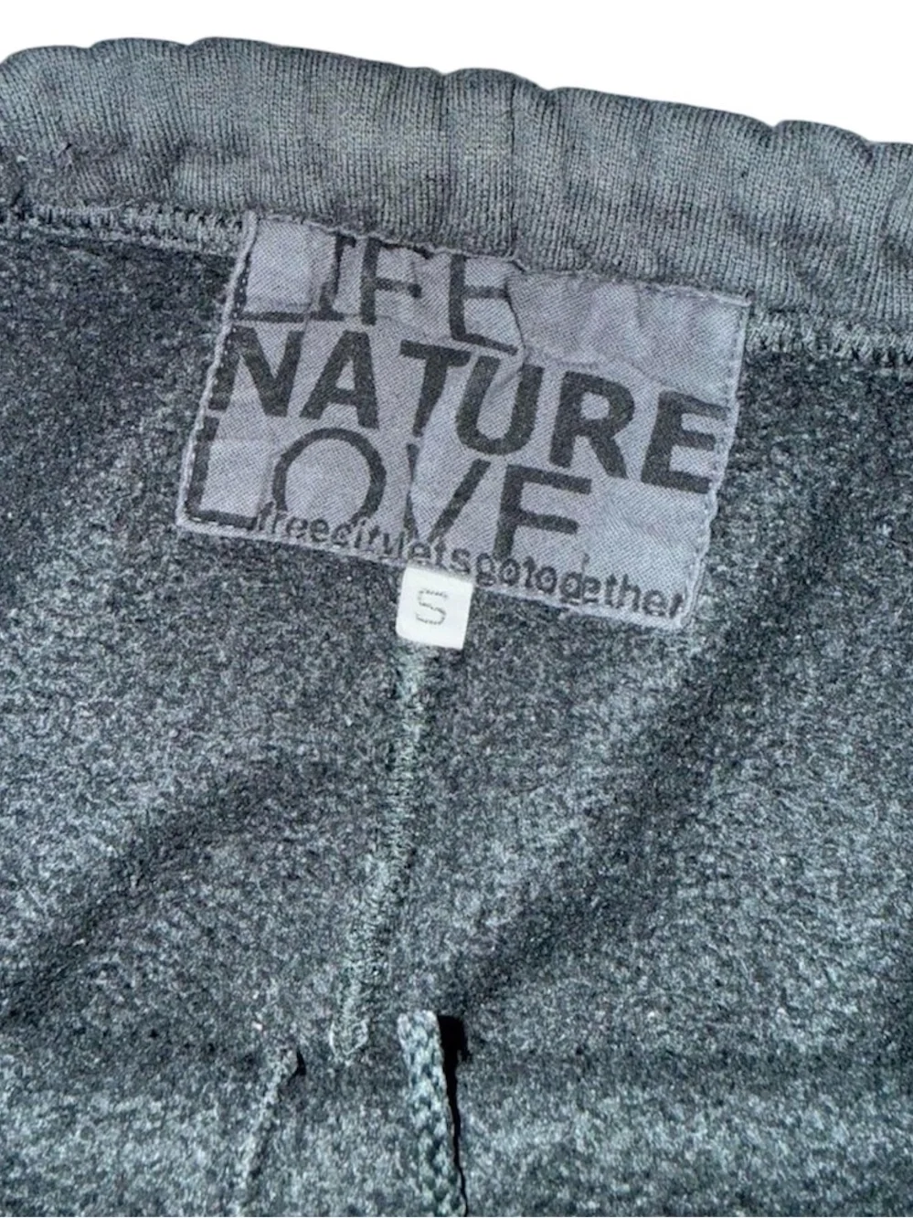 FreeCity Dark Gray Sweatpants Joggers Purple Dove Size Small - Picture 3 of 5